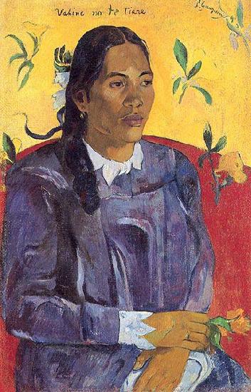 Paul Gauguin Woman with a Flower